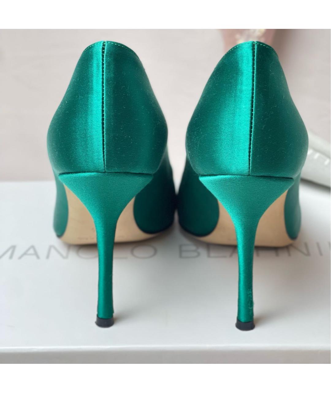 MANOLO BLAHNIK Текстильные туфли, фото 4