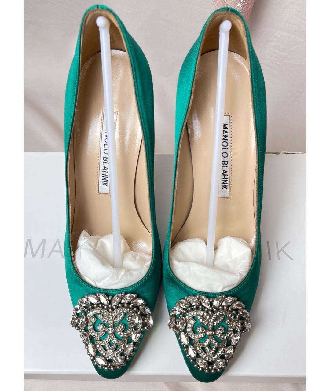 MANOLO BLAHNIK Текстильные туфли, фото 2