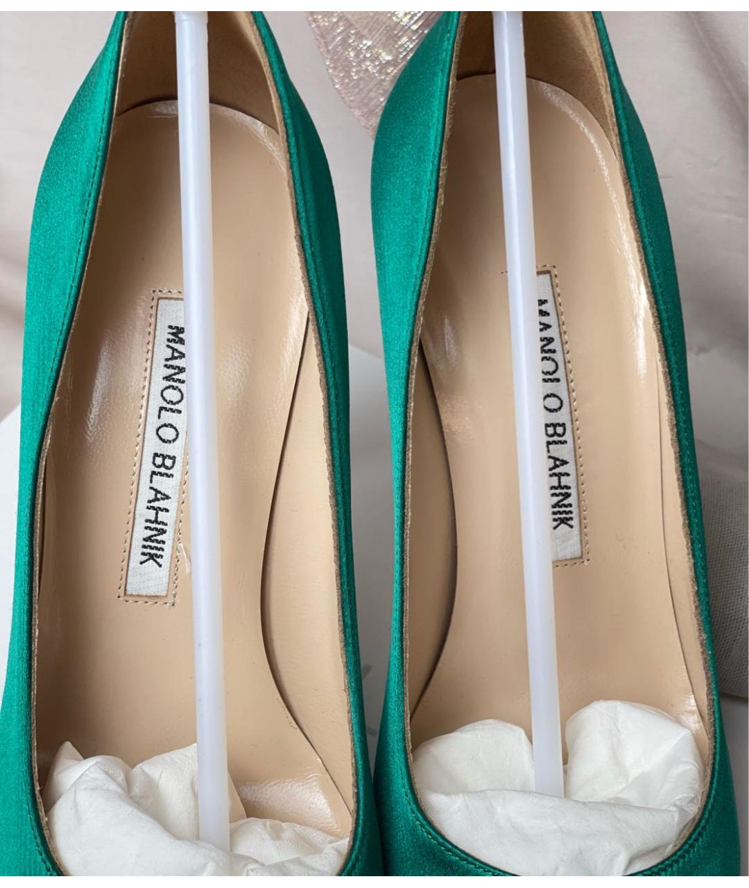 MANOLO BLAHNIK Текстильные туфли, фото 7