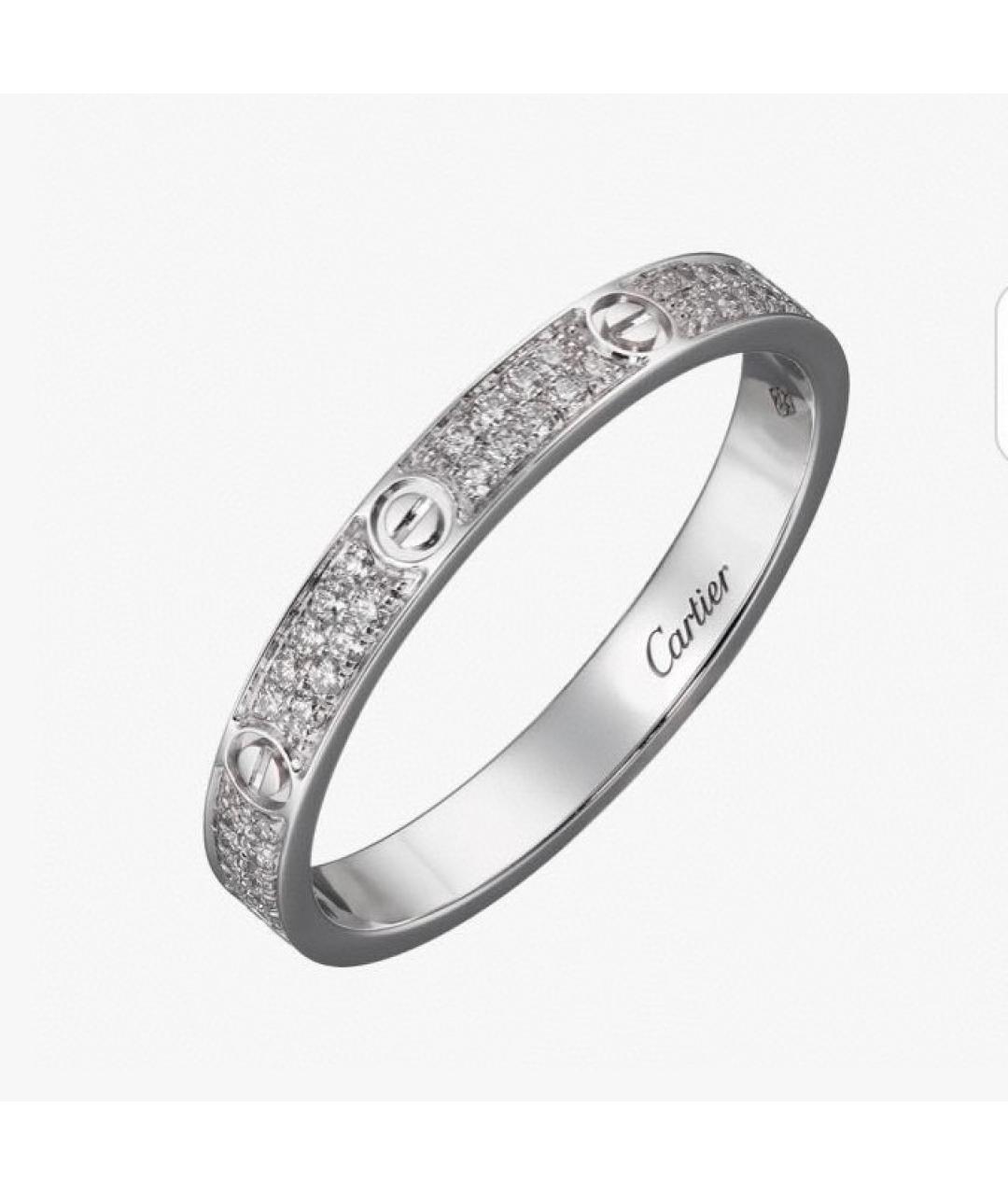 CARTIER Белое кольцо из белого золота, фото 6