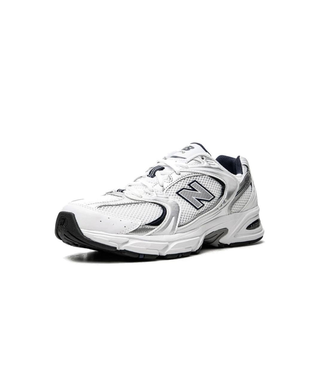 NEW BALANCE Белые текстильные кроссовки, фото 3