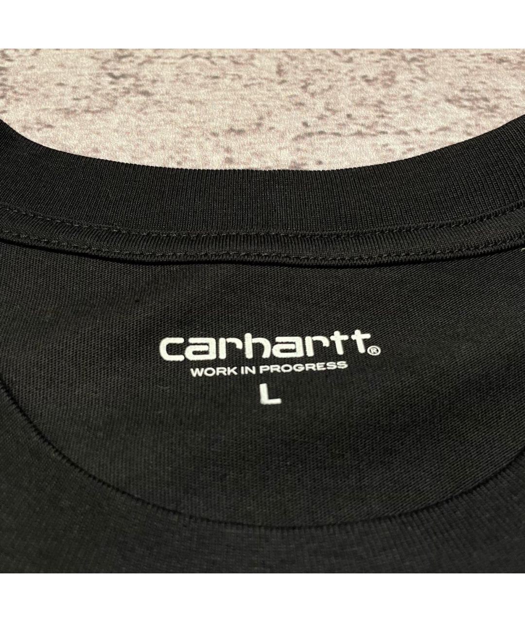 CARHARTT Черная хлопковая футболка, фото 5