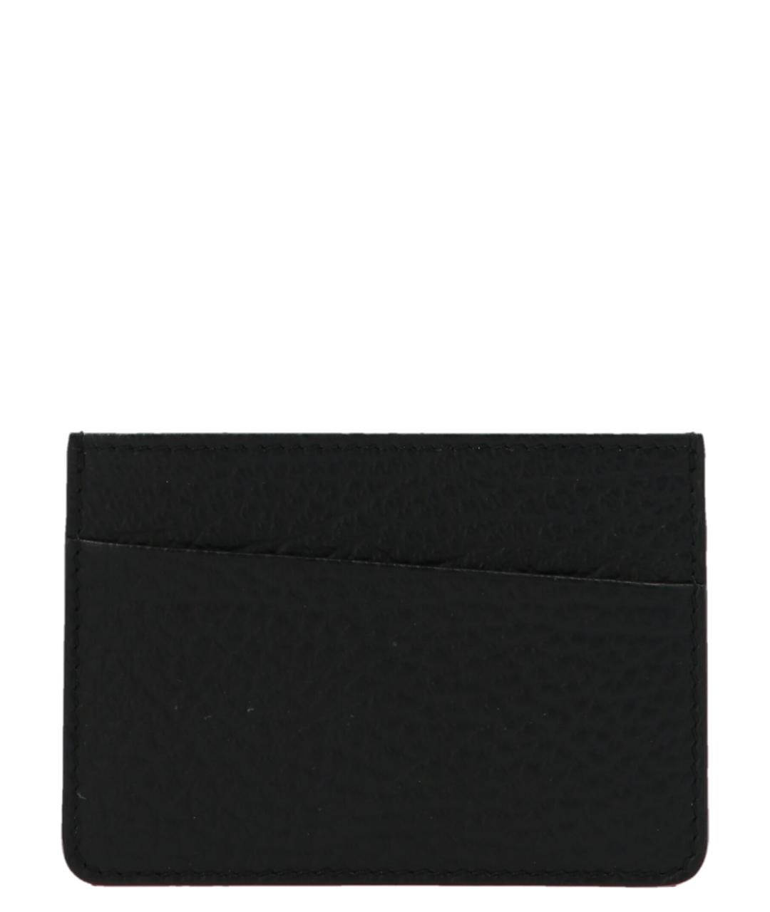 MAISON MARGIELA Черный кожаный кардхолдер, фото 2