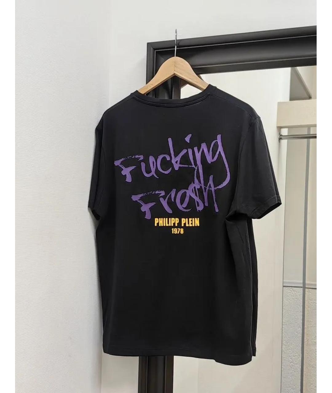 PHILIPP PLEIN Черная футболка, фото 4