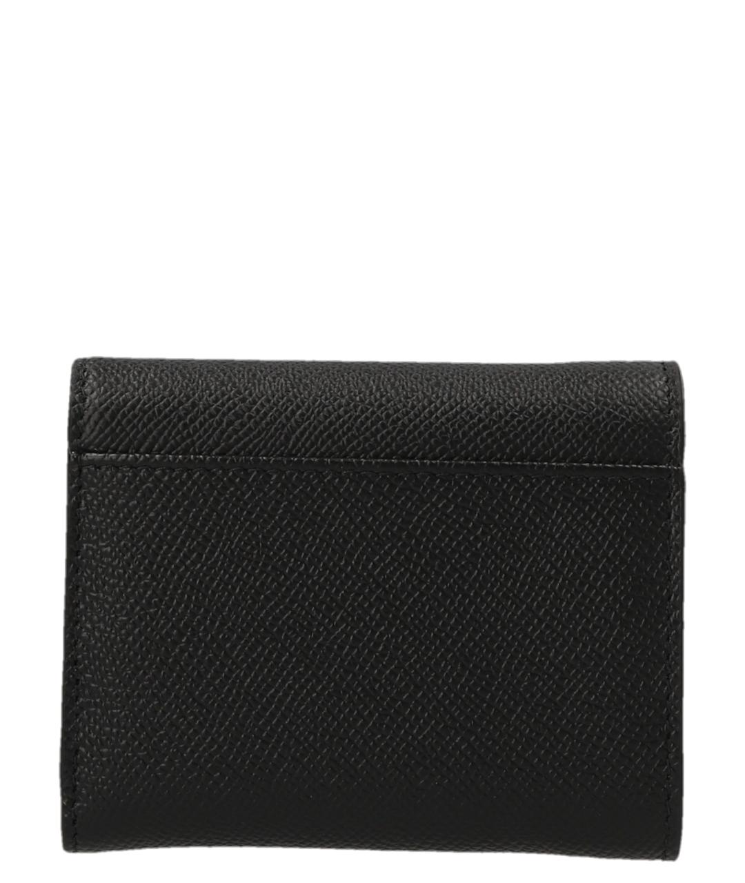 MAISON MARGIELA Черный кожаный кошелек, фото 2