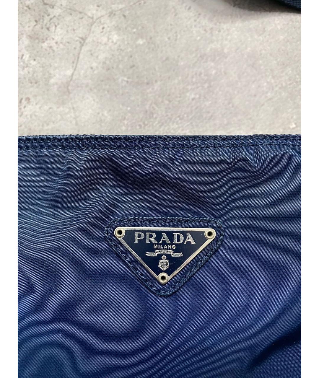 PRADA Синяя сумка на плечо, фото 2