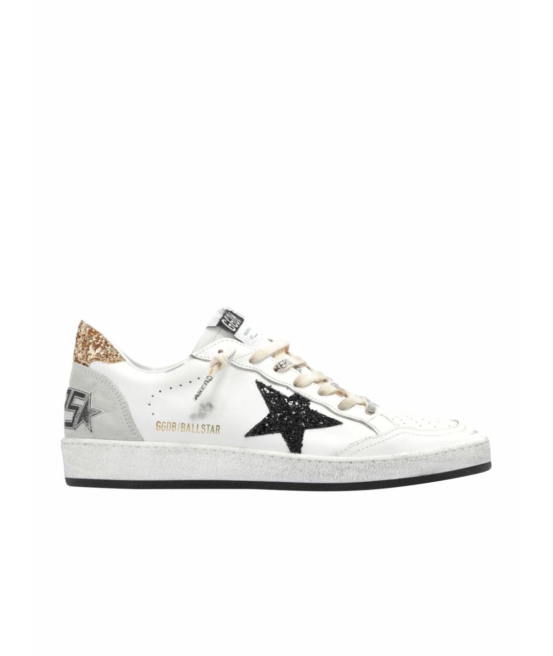 GOLDEN GOOSE DELUXE BRAND Белые кожаные кеды, фото 1