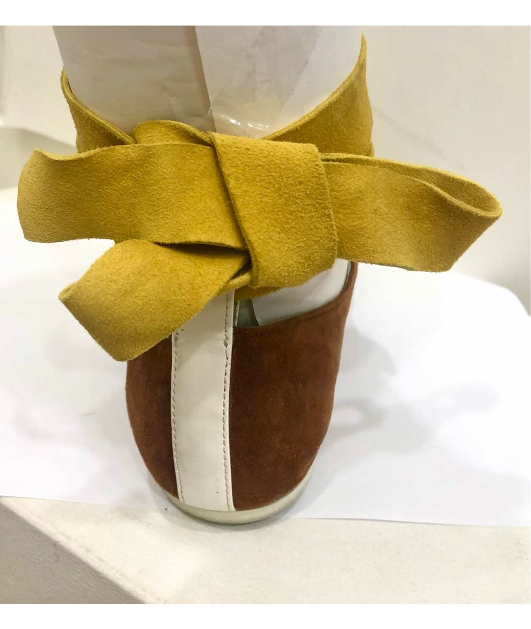 PRADA Коричневые замшевые балетки, фото 3