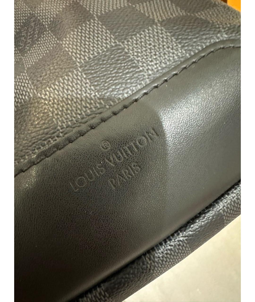 LOUIS VUITTON Синяя кожаная сумка на плечо, фото 2