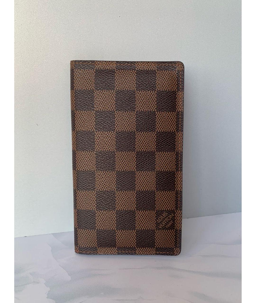 LOUIS VUITTON Коричневый кошелек, фото 8