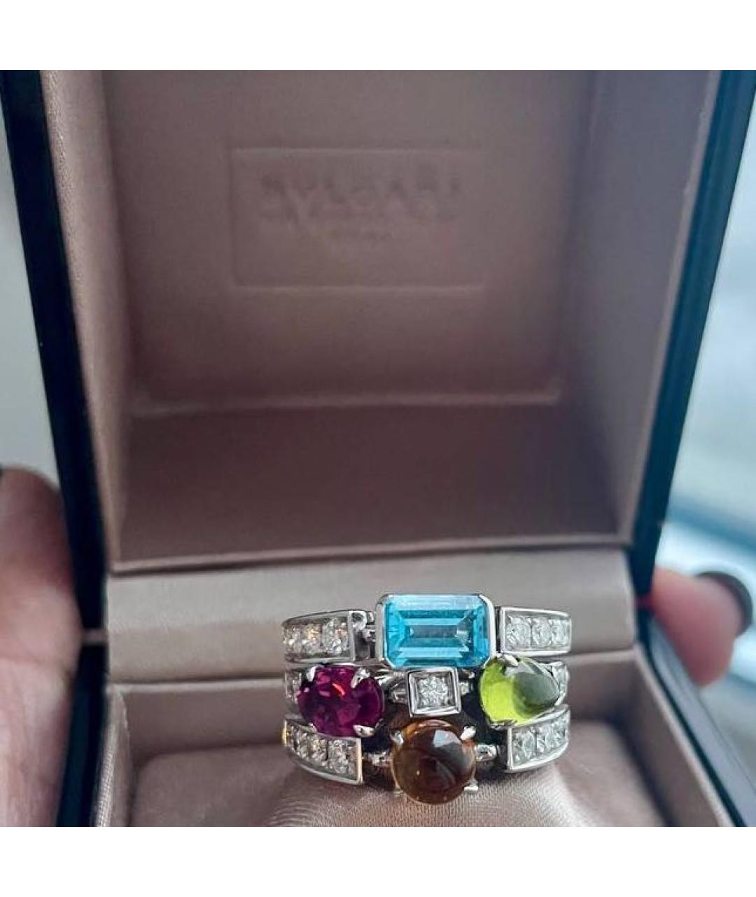 BVLGARI Мульти кольцо из белого золота, фото 4