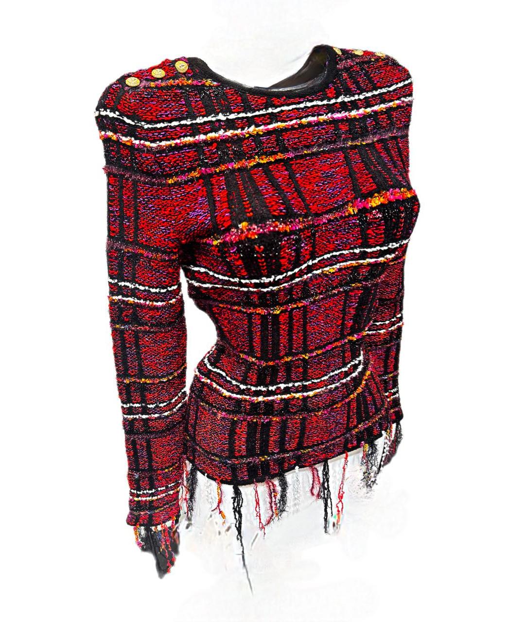 BALMAIN Мульти вискозный джемпер / свитер, фото 5