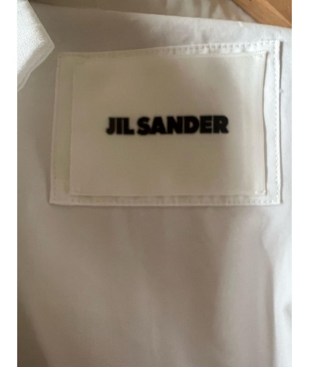 JIL SANDER Белая хлопковая рубашка, фото 4