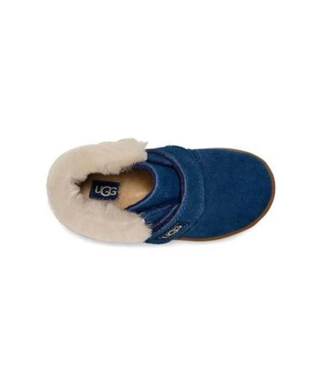 UGG AUSTRALIA KIDS Синие замшевые ботинки, фото 3