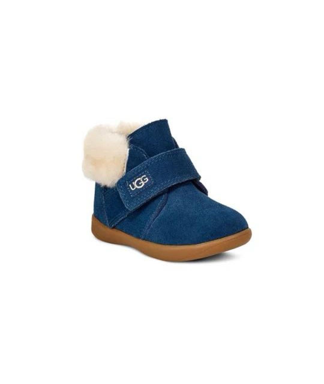 UGG AUSTRALIA KIDS Синие замшевые ботинки, фото 2