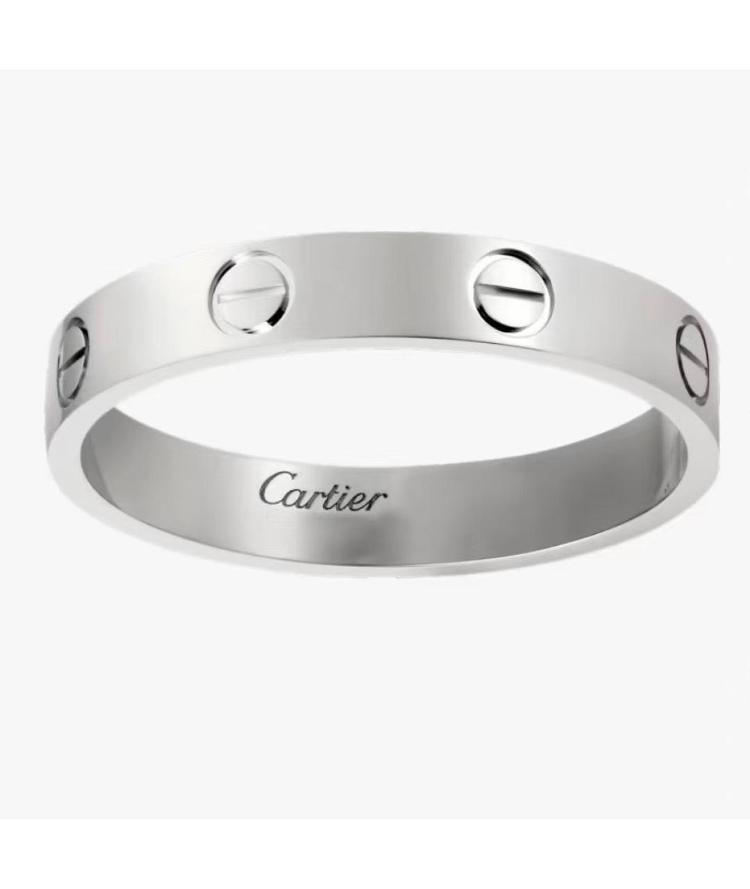 CARTIER Белое кольцо из белого золота, фото 6