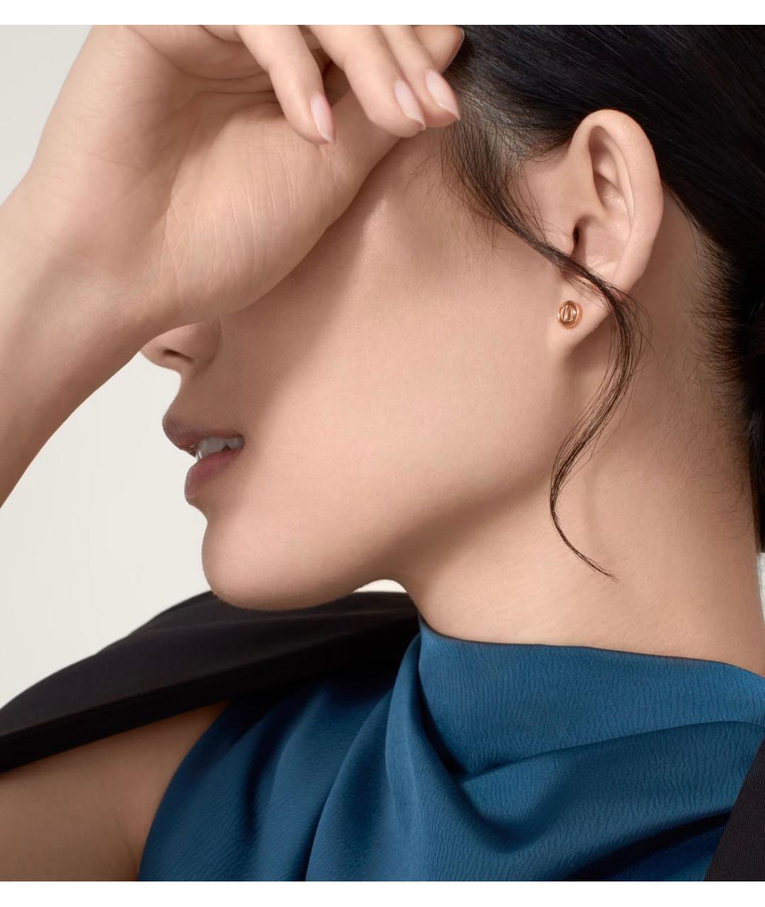 CARTIER Золотые серьги из розового золота, фото 7