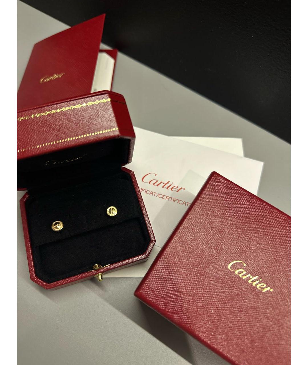 CARTIER Золотые серьги из розового золота, фото 5