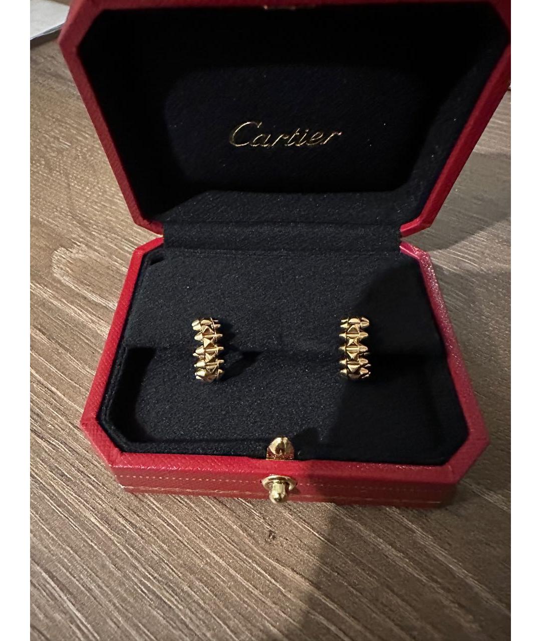 CARTIER Золотые серьги из розового золота, фото 5