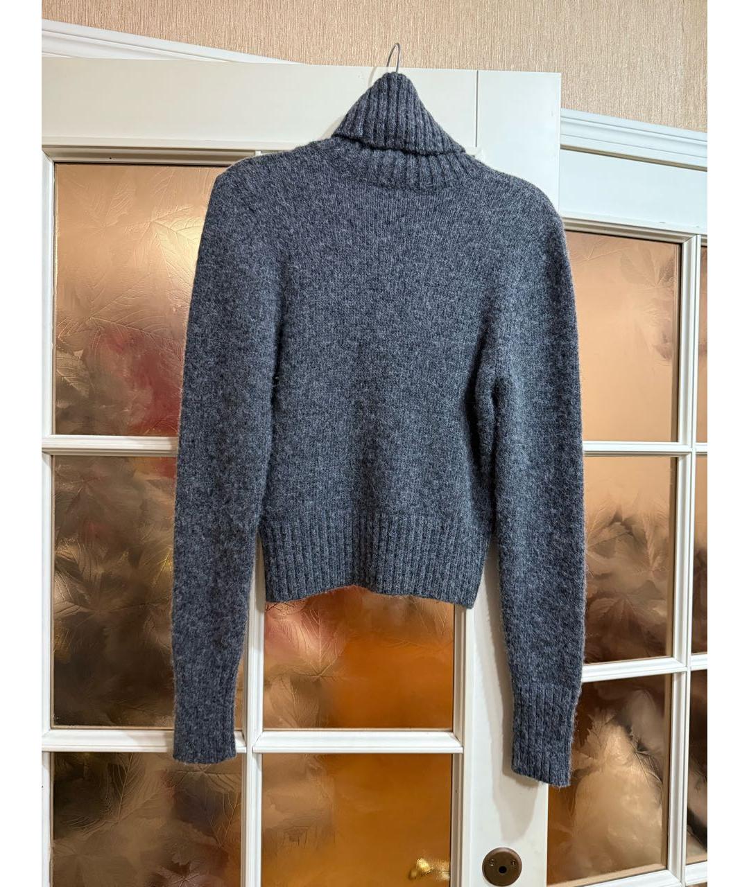 Ami Paris Серый шерстяной джемпер / свитер, фото 2