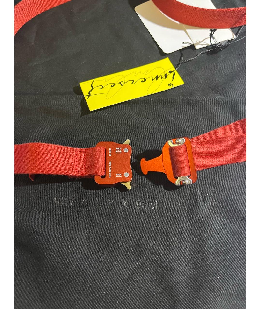 1017 ALYX 9SM Красный ремень, фото 2