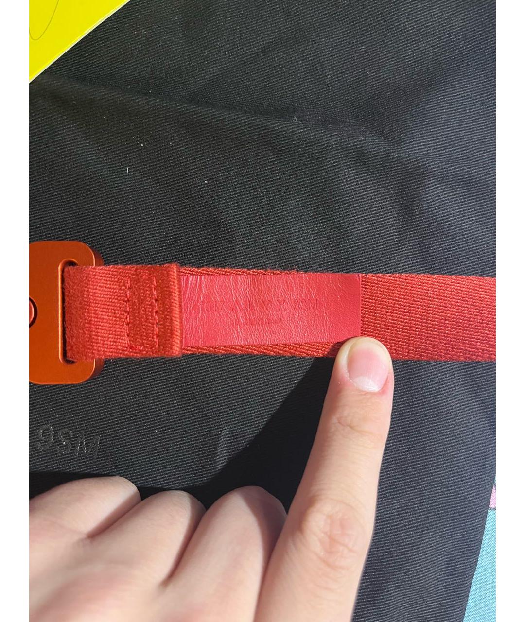 1017 ALYX 9SM Красный ремень, фото 3