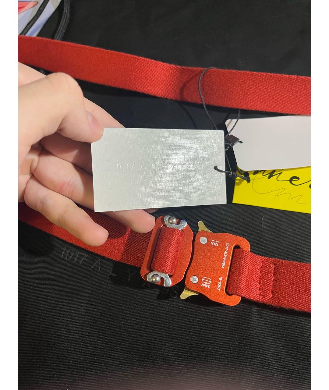 1017 ALYX 9SM Красный ремень, фото 4