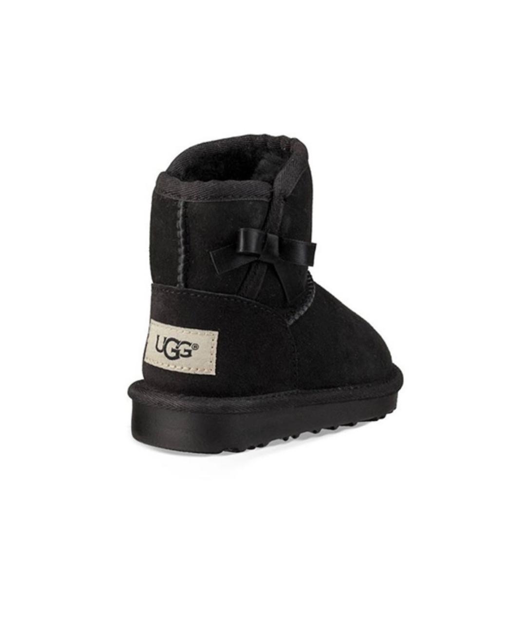 UGG AUSTRALIA KIDS Черные замшевые ботинки, фото 3