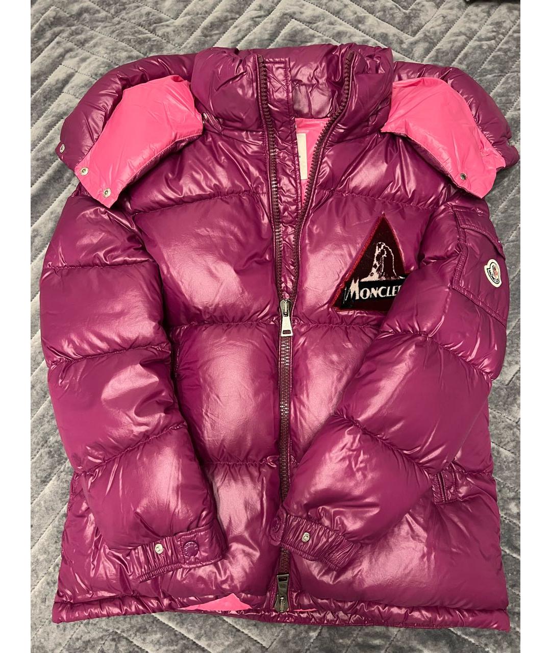 MONCLER Фиолетовый пуховик, фото 7