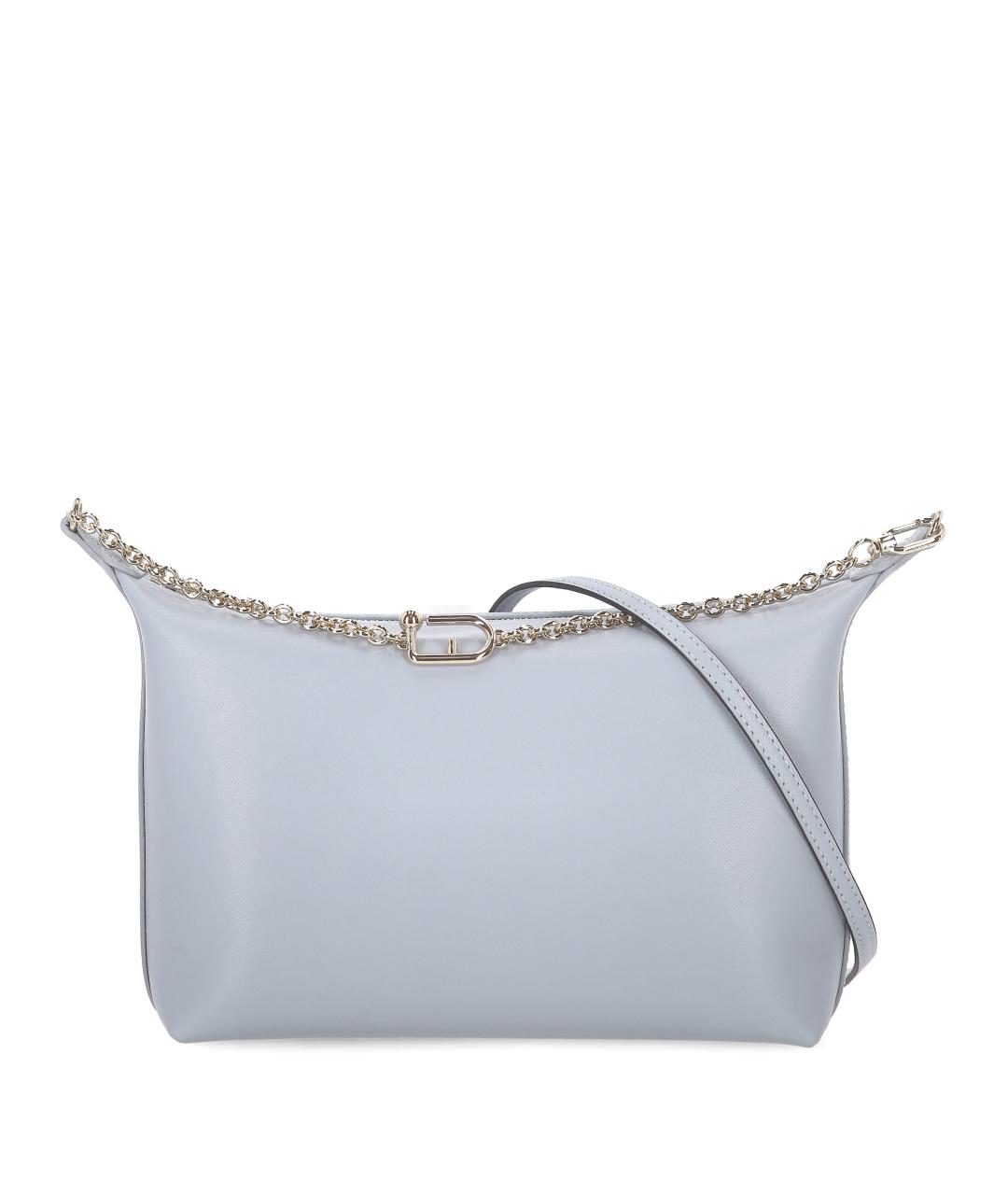 FURLA Серая кожаная сумка тоут, фото 1