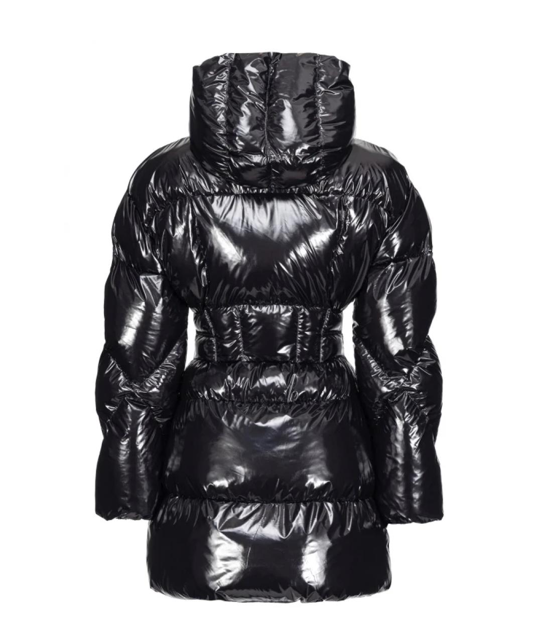 PINKO Черный полиэстеровый пуховик, фото 2