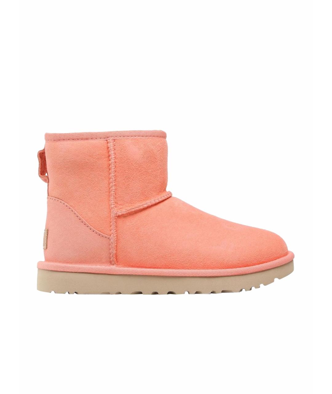 UGG AUSTRALIA Розовые замшевые ботинки, фото 1