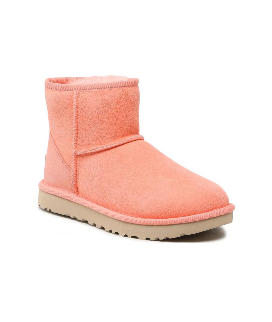 UGG AUSTRALIA Розовые замшевые ботинки, фото 2