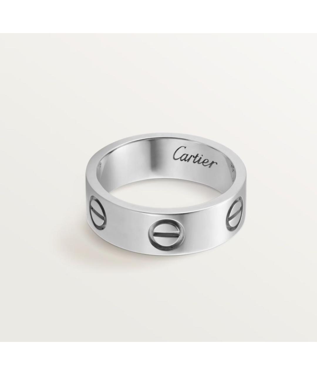 CARTIER Серебряное кольцо из белого золота, фото 5