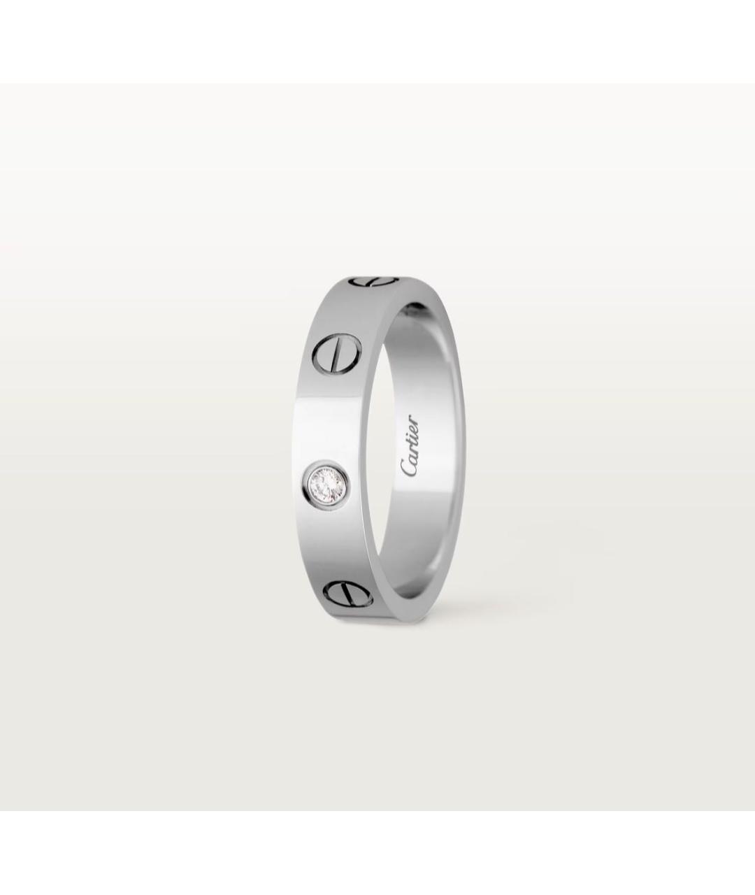 CARTIER Серебряное кольцо из белого золота, фото 2