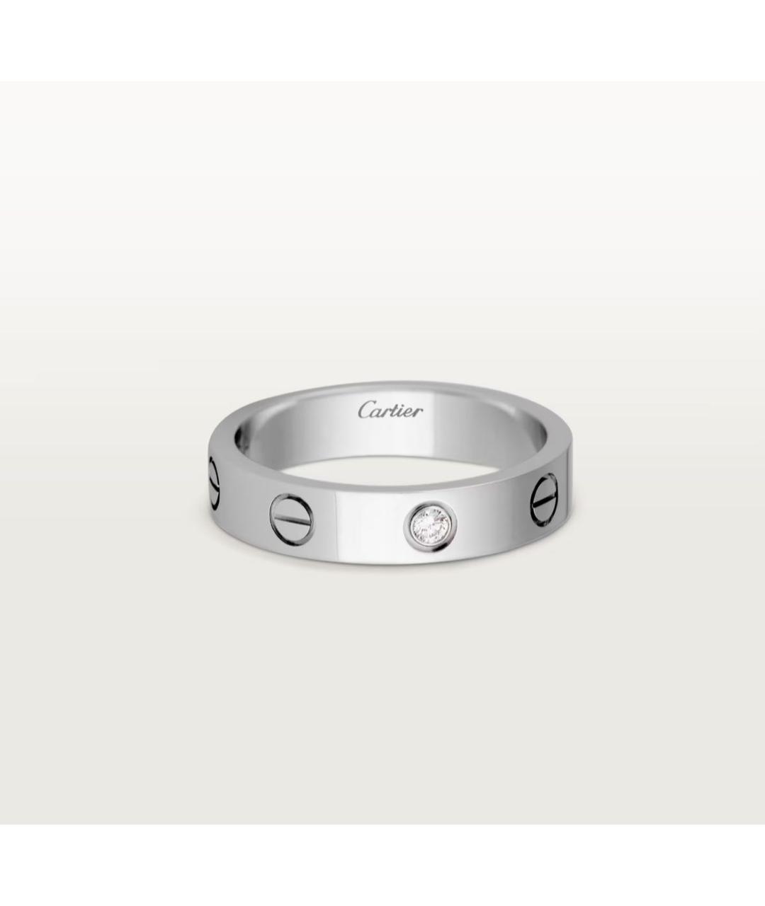 CARTIER Серебряное кольцо из белого золота, фото 5
