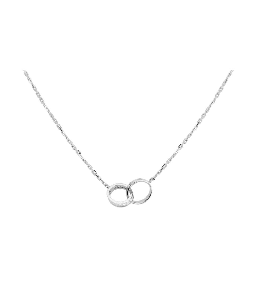 CARTIER Серебряная цепочка из белого золота, фото 3