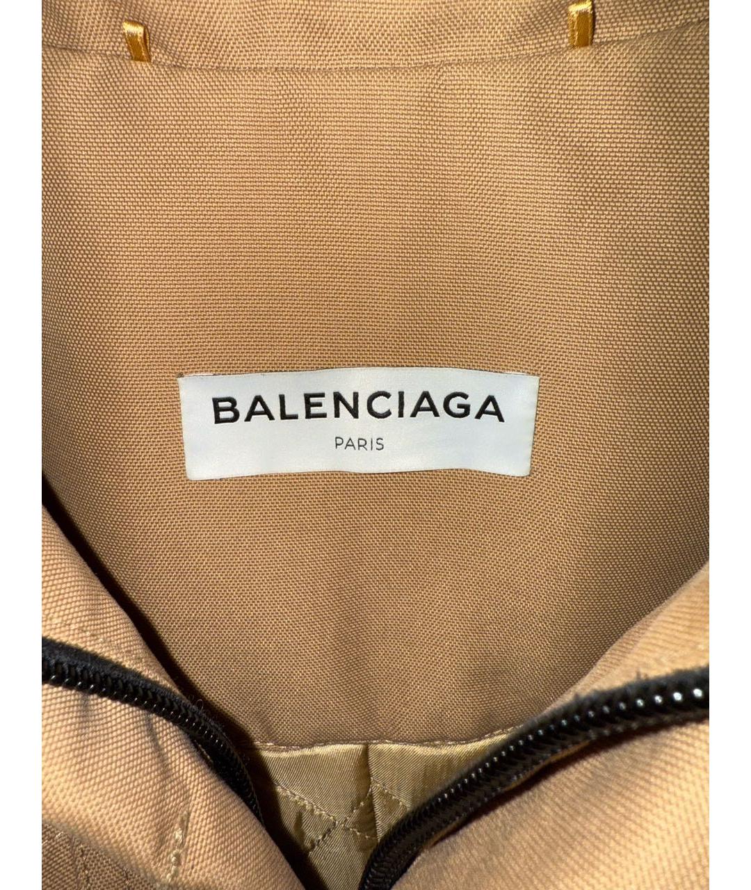 BALENCIAGA Бежевая хлопковая парка, фото 3