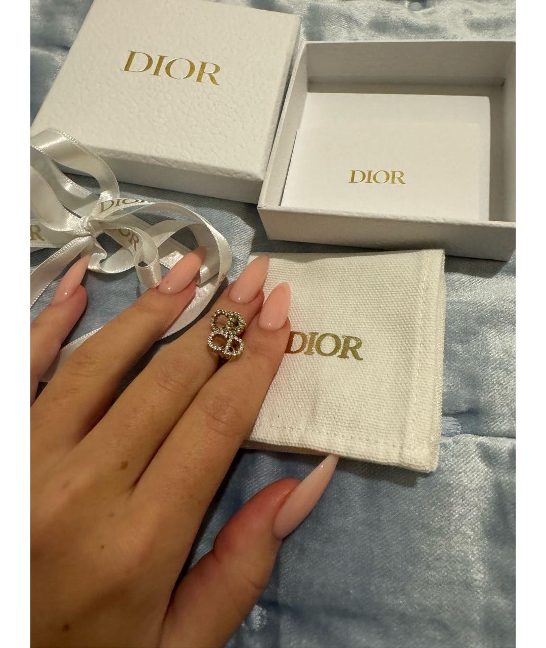 CHRISTIAN DIOR Золотые серьги, фото 4