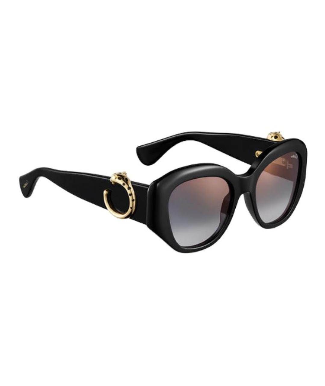 CARTIER Черные пластиковые солнцезащитные очки, фото 3