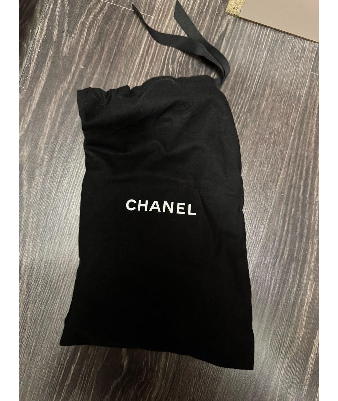 CHANEL Черные пластиковые солнцезащитные очки, фото 5