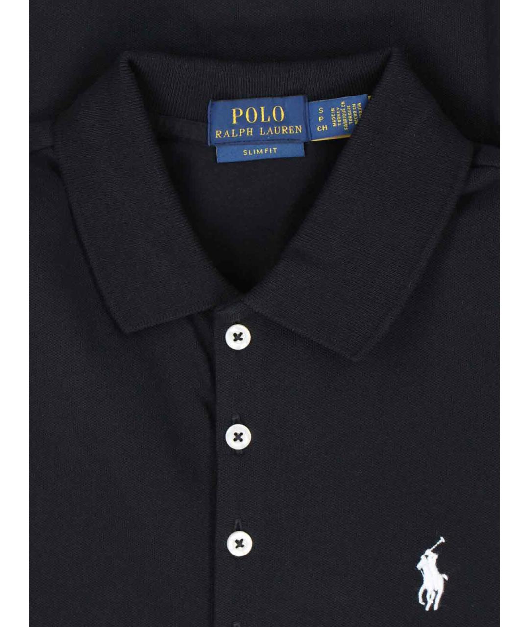 POLO RALPH LAUREN Черная хлопковая футболка, фото 3