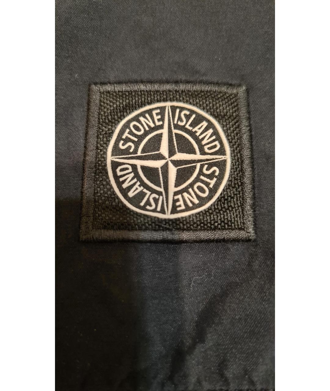 STONE ISLAND Черные шорты, фото 6