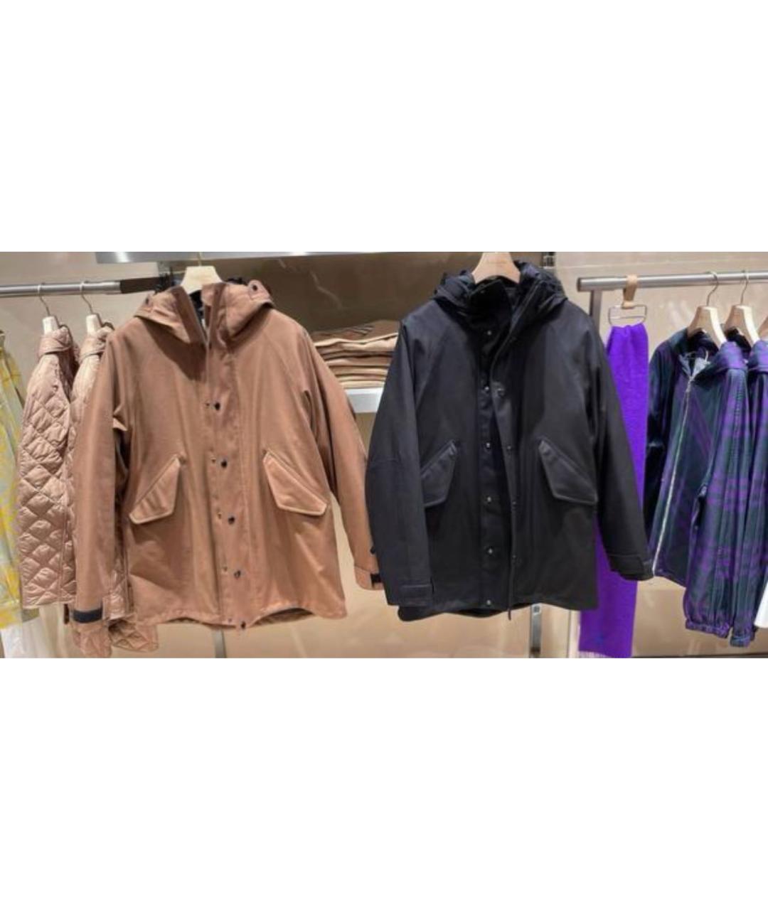 BURBERRY Черная полиэстеровая парка, фото 7