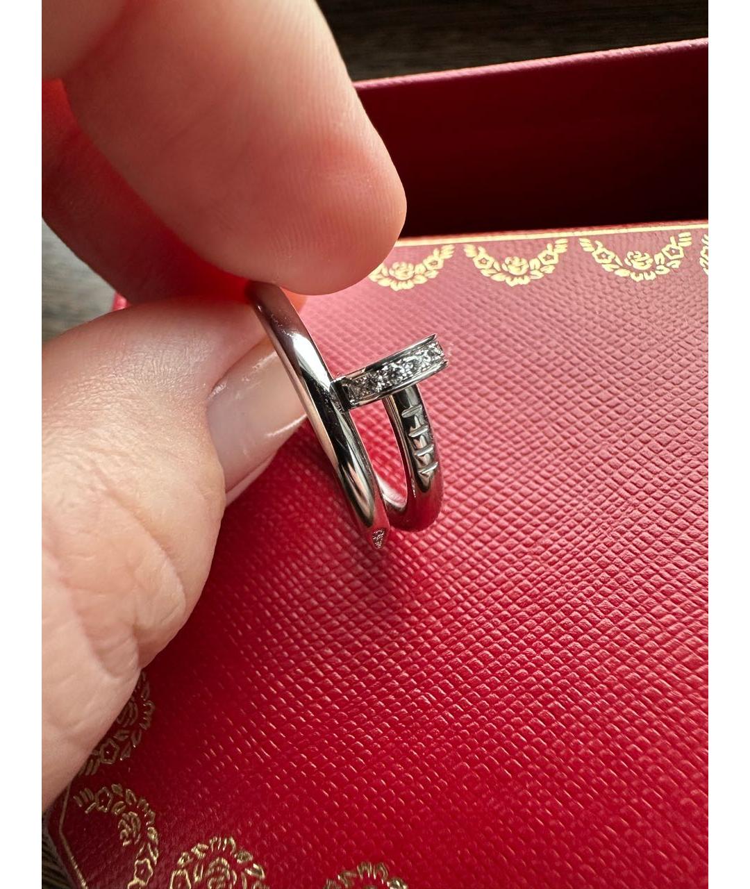 CARTIER Серебряное кольцо из белого золота, фото 5