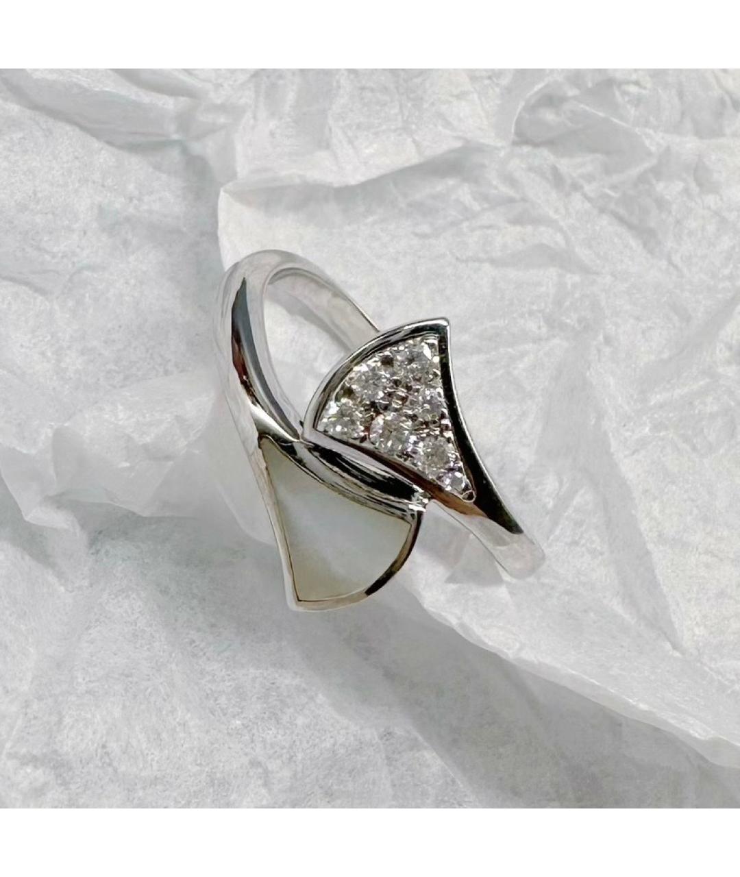 BVLGARI Серебряное кольцо из белого золота, фото 3