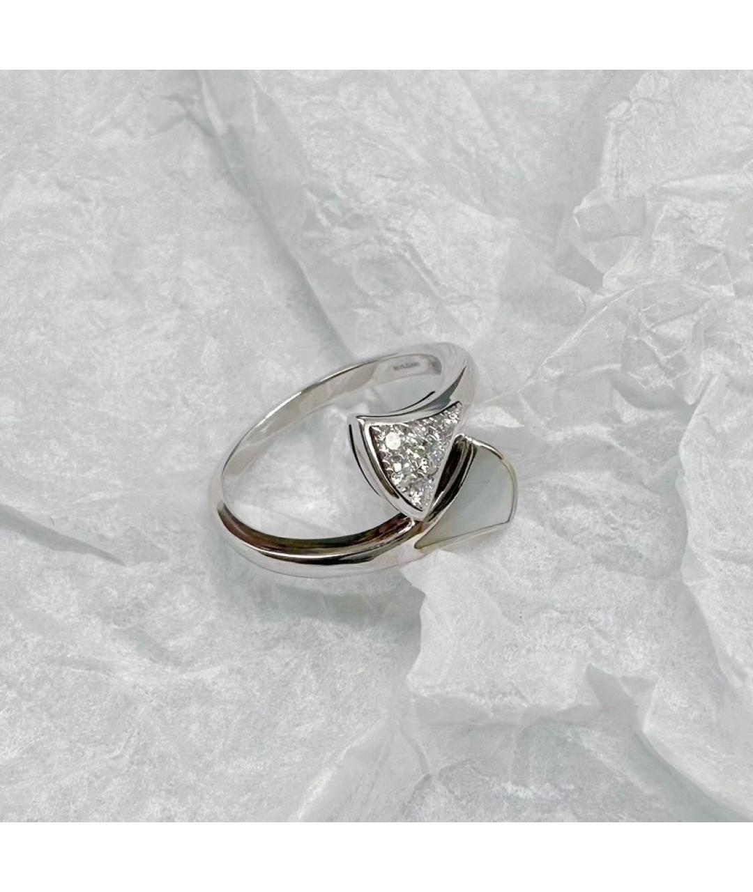 BVLGARI Серебряное кольцо из белого золота, фото 5