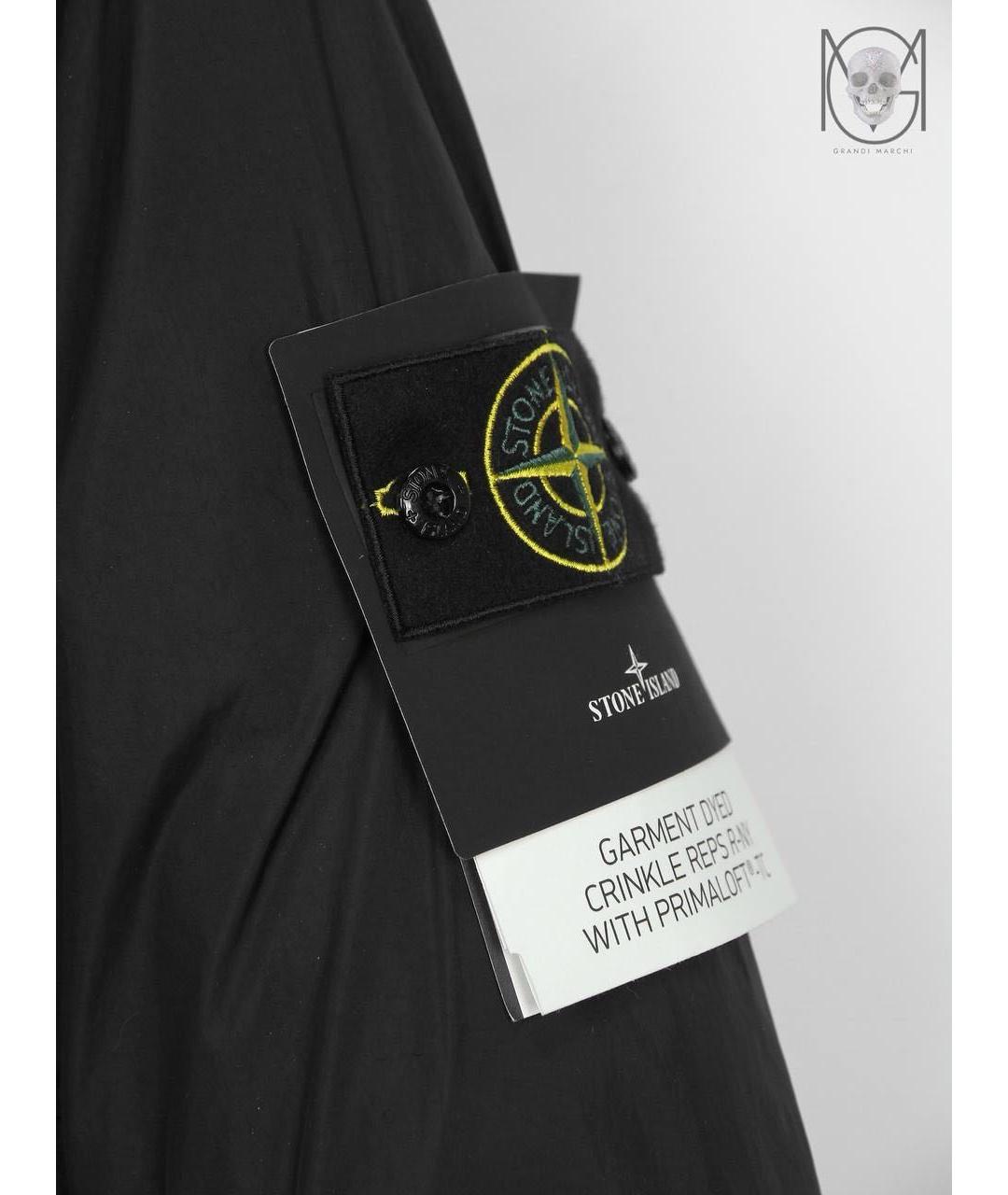 STONE ISLAND Черная куртка, фото 3