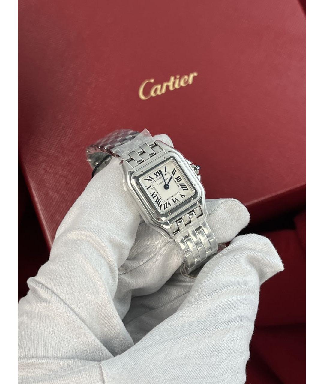 CARTIER Серебряные часы из белого золота, фото 4