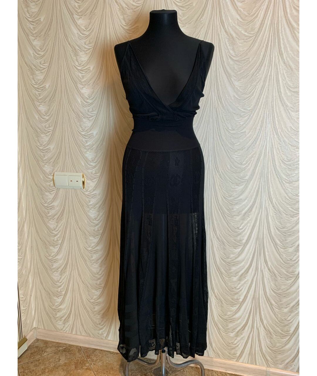 CHANEL PRE-OWNED Черное платье, фото 9